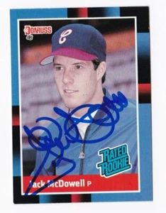 JACK McDOWELL Signed Autographed 1988 88 Donruss Baseball Rookie Card #47 auto - Picture 1 of 2