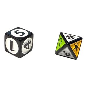 Scene It 80's 2 Game Die 6-Sided and 8-Sided Dice Replacement Set - Picture 1 of 2
