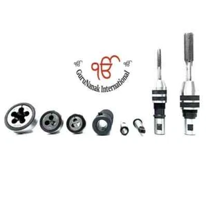 Lathe Tailstock Tap And Die Holder Set MT3 Shank Threading Tapping Kit 8 Pc Set - Picture 1 of 3