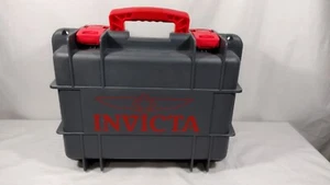 Invicta Impact Resistant Gray / Red Collector Case/Watch Box - Picture 1 of 12