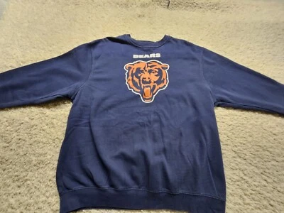 Camisa De Colección NFL Chicago Bears Vintage Azul Cuello Redondo Para Hombres XL Majestuosa Foto 1 de 4