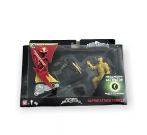 POWER RANGERS "MEGA MORPH" ALPINE ATTACK VEHICLE w/YELLOW RANGER New - Picture 1 of 3