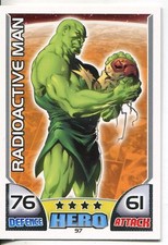 Marvel Hero Attax Series 1 Base Card #97 Radioactive Man
