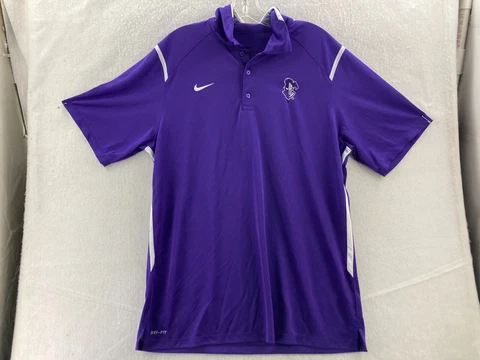 Furman University Paladins Shirt Mens Large Nike Dri Fit Cover