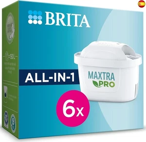 BRITA Cartucho de filtro de agua MAXTRA PRO All-in-1 pack 6 - Recambio original - Imagen 1 de 10