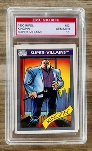 1990 IMPEL Marvel Comics Super-Villains KINGPIN ๐ฅ #52 GEM ๐ MINT 10!! - Picture 1 of 2