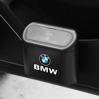 Car Trash Can Bin Garbage Case Storage Box Organizer Trim Accessories for BMW Foto 1 de 2