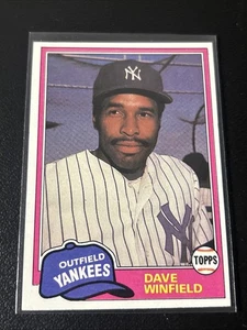 Dave Winfield 1981 Topps #855 Yankees HOF Traded - Picture 1 of 2
