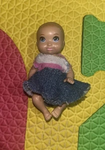 Barbie Skipper Babysitter Inc Baby Dirty Blonde Hair Blue Eyes - Picture 1 of 1