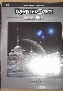 FRONTIER SPACE HARVEST MOON  MISSION  GAME BOOK RPG VGC - Picture 1 of 1
