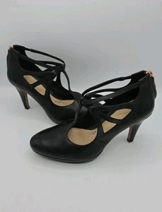 Schwarze Damen-Heels von Betsy Lockwood UK-Größe 7 D – Leder Reißverschluss hinten - Bild 1 von 13