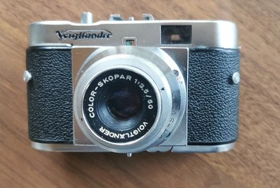 Voigtländer Vito B mit Color-Skopar 50mm f/3.5 mit Ledertasche - Bild 1 von 4