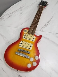 80's Era Lotus Mini Travel Electric Guitar Les Paul Sunburst Japan - Picture 1 of 12