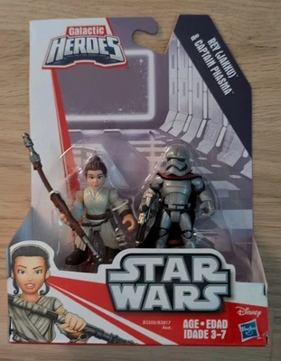НОВЫЙ! Star Wars Galactic Heroes Rey (Jakku) & Captain Phasma-2017-Retired  - Изображение 1 из 4