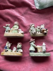 4x Golden Rose Geschenkartikel Mäuse Figuren Vintage Miniatur so süß Info lesen - Bild 1 von 6