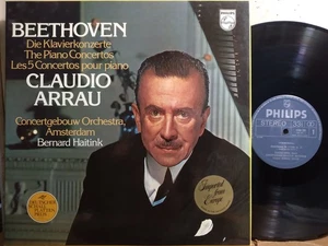 Philips 6770 014 Beethoven 5 Piano Concertos Claudio Arrau Haitink 4LP 1978 NM - Picture 1 of 2