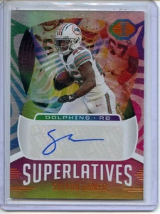 Panini Illusions 2021 #SU-26 Salvon Ahmed Superlatives naranja - Imagen 1 de 2