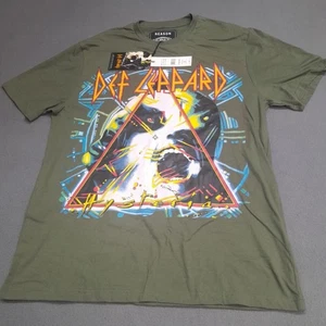 Def Leppard Hysteria T-Shirt - Herren Classic Rock Band Tee Grün XL Reason - Bild 1 von 8