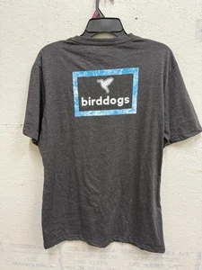 Birddogs Men's Graphic Print Breathable T-Shirt Size XL Gray Heather Stretch - Picture 1 of 5