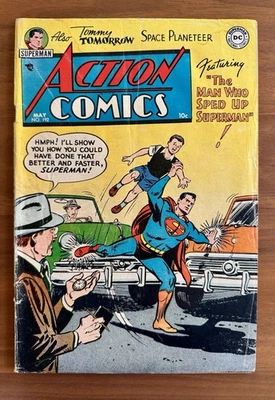 Action Comics #192  (1954 DC Comics) Superman - Tommy Tomorrow - Golden Age VG - Image 1 of 3