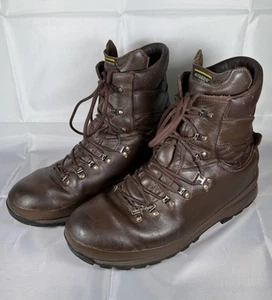 Altberg Defender British Army Issued Brown Leather Waterproof Military Boot UK12 - Foto 1 di 12