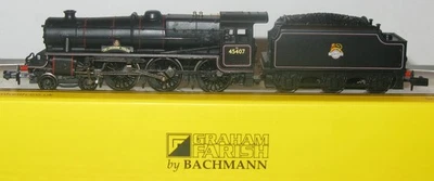 Graham Farish N 372-136A BR Black Class 5 45407 The Lancashire Fusilier DCCReady - Image 1 of 4
