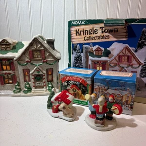 1992NOMA Kringle Town Collectibles Mr. & Mrs. Claus House" w/Original Box #6302 - Picture 1 of 9