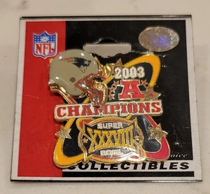 2003 New England Patriots AFC Champions Pin NEW Superbowl Champion Year - Picture 1 of 2