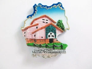 Oberammergau Imán Poli Souvenir Alemania Pasiones Festspiele Teatro - Imagen 1 de 4