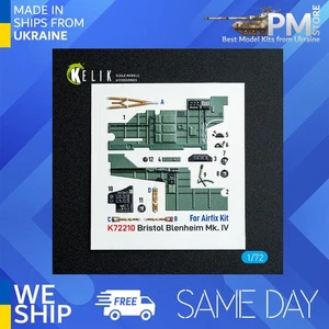 Kelik K72210 1/72 Bristol Blenheim Mk.IV - Interior 3D Decals for Airfix Kit - Bild 1 von 7