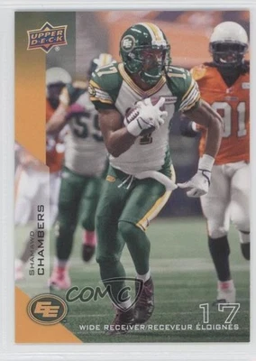 2014 Upper Deck CFL Shamawd Chambers #31 - Image 1 of 2