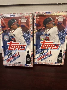2021 Topps UK Edition Hobby 2 Box lot 24 Packs 10 Cards Per Pack - Picture 1 of 2