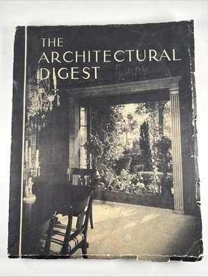 The Architectural Digest 1951 Volume XIII Number 2 interior design MCM furniture - Image 1 of 4