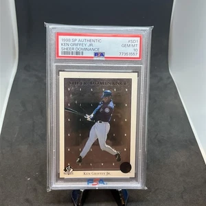 1998 Sp Authentic Sheer Dominance #SD1 Ken Griffey Jr PSA 10 GEM MINT, Pop 10 - Picture 1 of 2