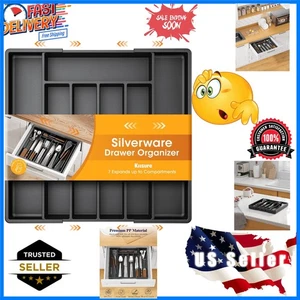 Organizer Argenteria per Cassetti - Cassetto Espandibile Posate e Utensili Orga... - Foto 1 di 8