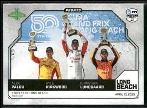 2025 Parkside IndyCar Pronto #19 Kirkwood/Lundgaard/Palou argento parallelo/10 - Foto 1 di 2