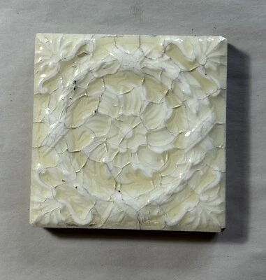 Azulejo antiguo Providencial Works azulejo mayólica 3x3, firmado Foto 1 de 4