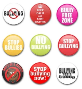 INSIGNIAS BOTÓN ANTI BULLYING 25MM / 1" X9 - Imagen 1 de 1