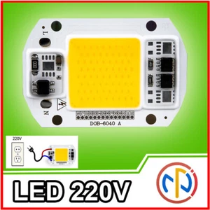 Chip LED 220V 30W COB LUCE CALDA BIANCO Alta Luminosità 3000K ricambio faro led - Foto 1 di 3