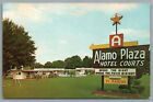 Alamo Plaza Hotel Courts formerly El Rancho High Springs Florida Chrome Postcard