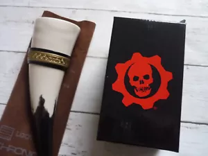 lootcrate Vikings drinking horn mug + GAMING GEARS OF WAR SEALED GLASS PINT - Picture 1 of 3