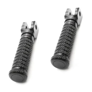 Black M-Grip Racing Front Foot Pegs Set For Ducati Scrambler 1100 18 19 - Bild 1 von 7