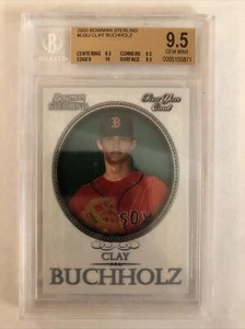 2005 BOWMAN STERLING CLAY BUCHHOLZ BGS 9.5 ROOKIE #BS-CBU - Picture 1 of 2