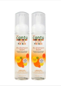 Cantu Care For Kids Dry Shampoo Foam 5.8oz   171ml Pack of 2 - Picture 1 of 2