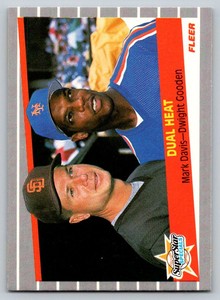 1989 Fleer #635 Mark Davis / Dwight Gooden SSS