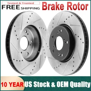 Front Brake Rotor Set for 2013 2014 2015 -2022 Honda Accord driver and Passenger - Picture 1 of 5