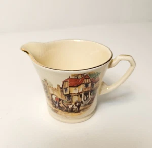 VTG Crown Devon creamer "Coaching Days" - Picture 1 of 4