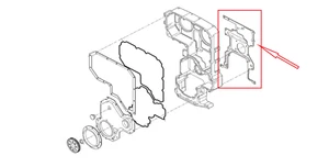 4985562 | Gear Housing Gasket for Cummins ISX/QSX 1997-2016  - Bild 1 von 3