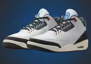 2024 Nike Air Jordan 3 Retro Quai 54 Size 7.5 FZ5649-100 - Picture 1 of 5