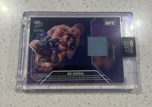 Bo Nickal Event Used Mat Relic # to 25 or Lower 2024 UFC Topps Now - Bild 1 von 2